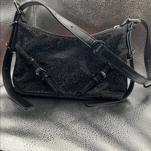 Givenchy Mini Voyou Satin and Strass Shoulder Bag